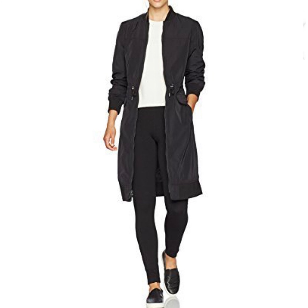 VERAWANG Dylan long bomber coat